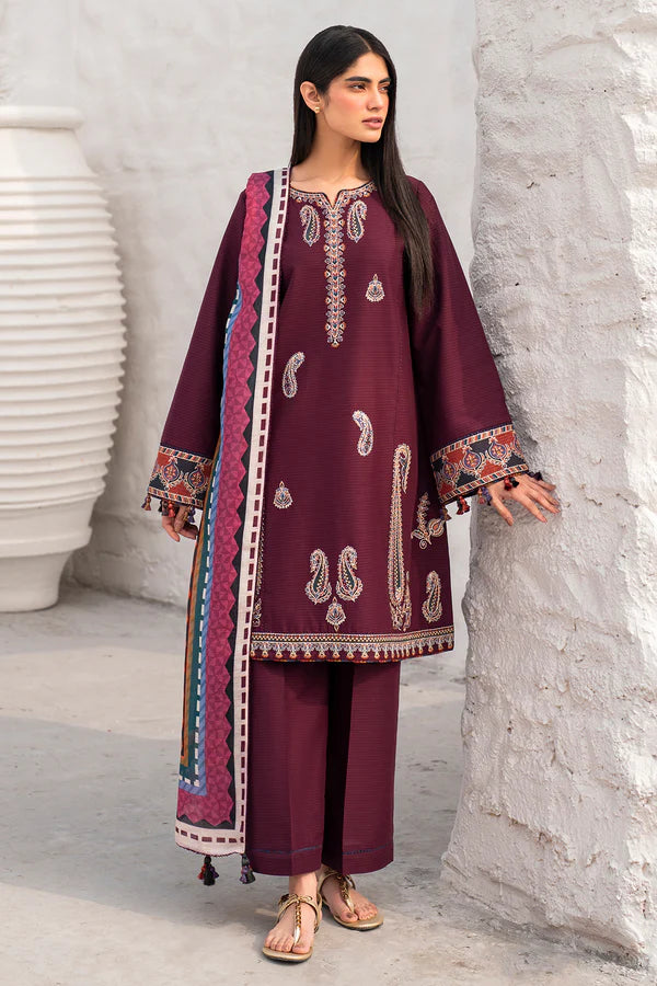 EMBROIDERED DOBBY LAWN USE-9128