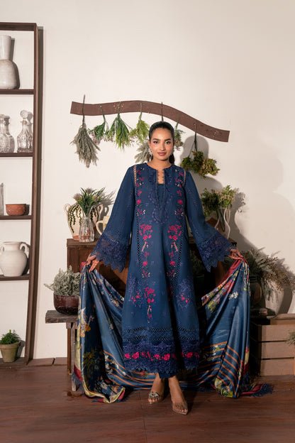 3 PIECE EMBROIDERED LAWN - AISEL (Luxury Lawn) - NEW NAMAL PRET