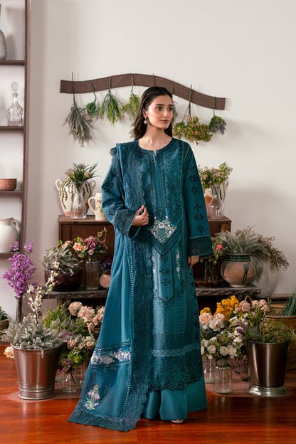 3 PIECE EMBROIDERED LAWN - ELIF (Luxury Lawn) - NEW NAMAL PRET