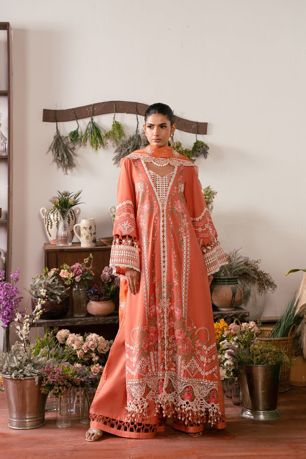 3 PIECE EMBROIDERED LAWN - ESMA (Luxury Lawn) - NEW NAMAL PRET