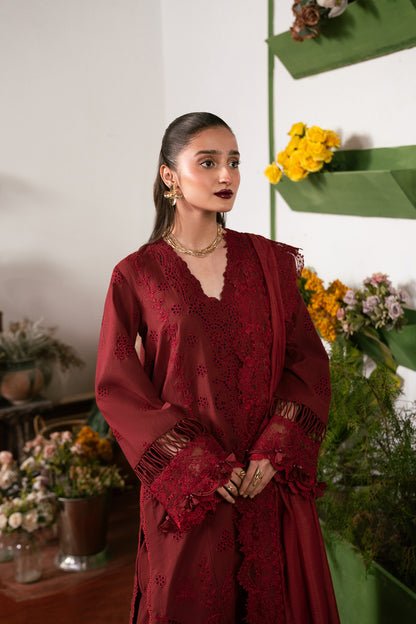 3 PIECE EMBROIDERED LAWN - LEYLA (Luxury Lawn) - NEW NAMAL PRET