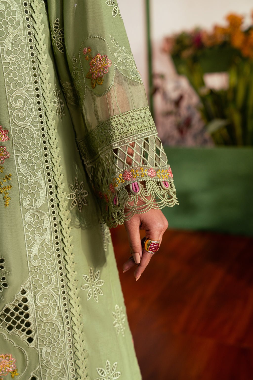 3 PIECE EMBROIDERED LAWN - NESMA (Luxury Lawn) - NEW NAMAL PRET