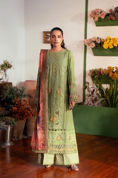 3 PIECE EMBROIDERED LAWN - NESMA (Luxury Lawn) - NEW NAMAL PRET