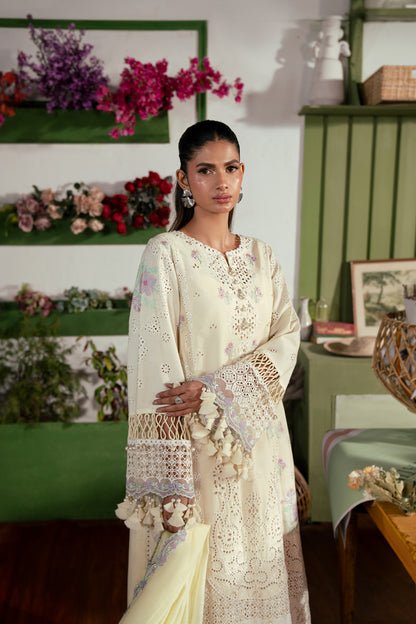 3 PIECE EMBROIDERED LAWN - SEREN (Luxury Lawn) - NEW NAMAL PRET