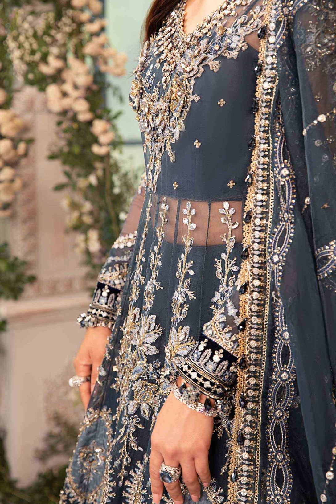 3 Piece Embroidered Organza Suit | BD - 2901 - NEW NAMAL PRET