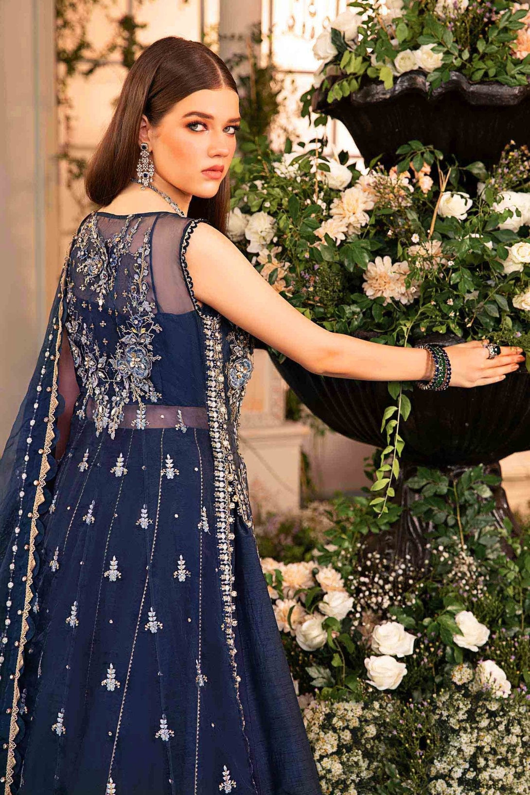 3 Piece Embroidered Organza Suit | BD - 2901 - NEW NAMAL PRET