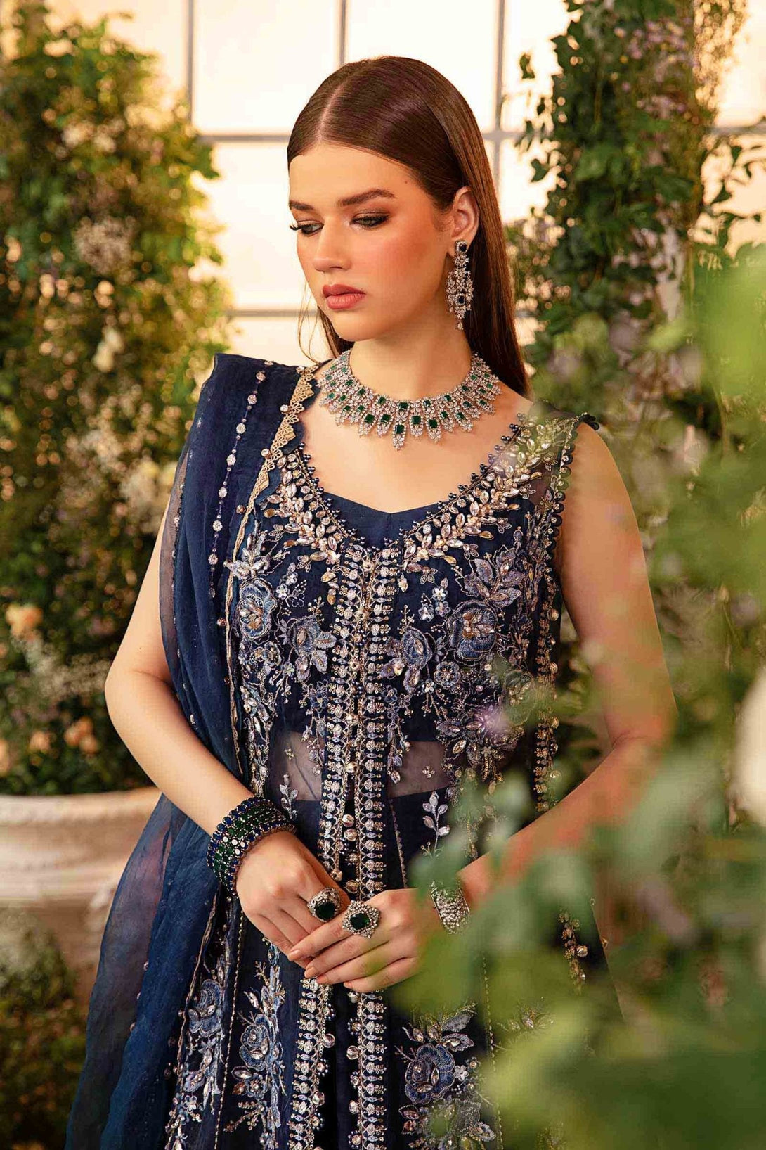 3 Piece Embroidered Organza Suit | BD - 2901 - NEW NAMAL PRET