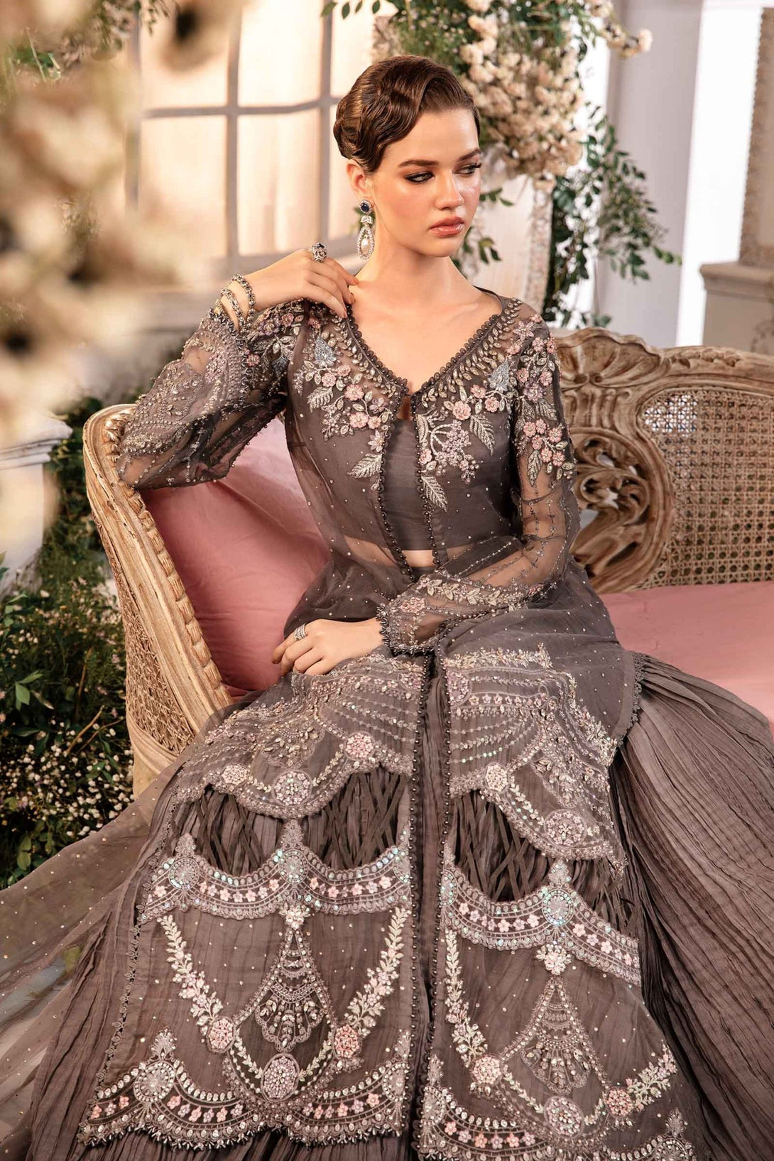 3 Piece Embroidered Organza Suit | BD - 2902 - NEW NAMAL PRET