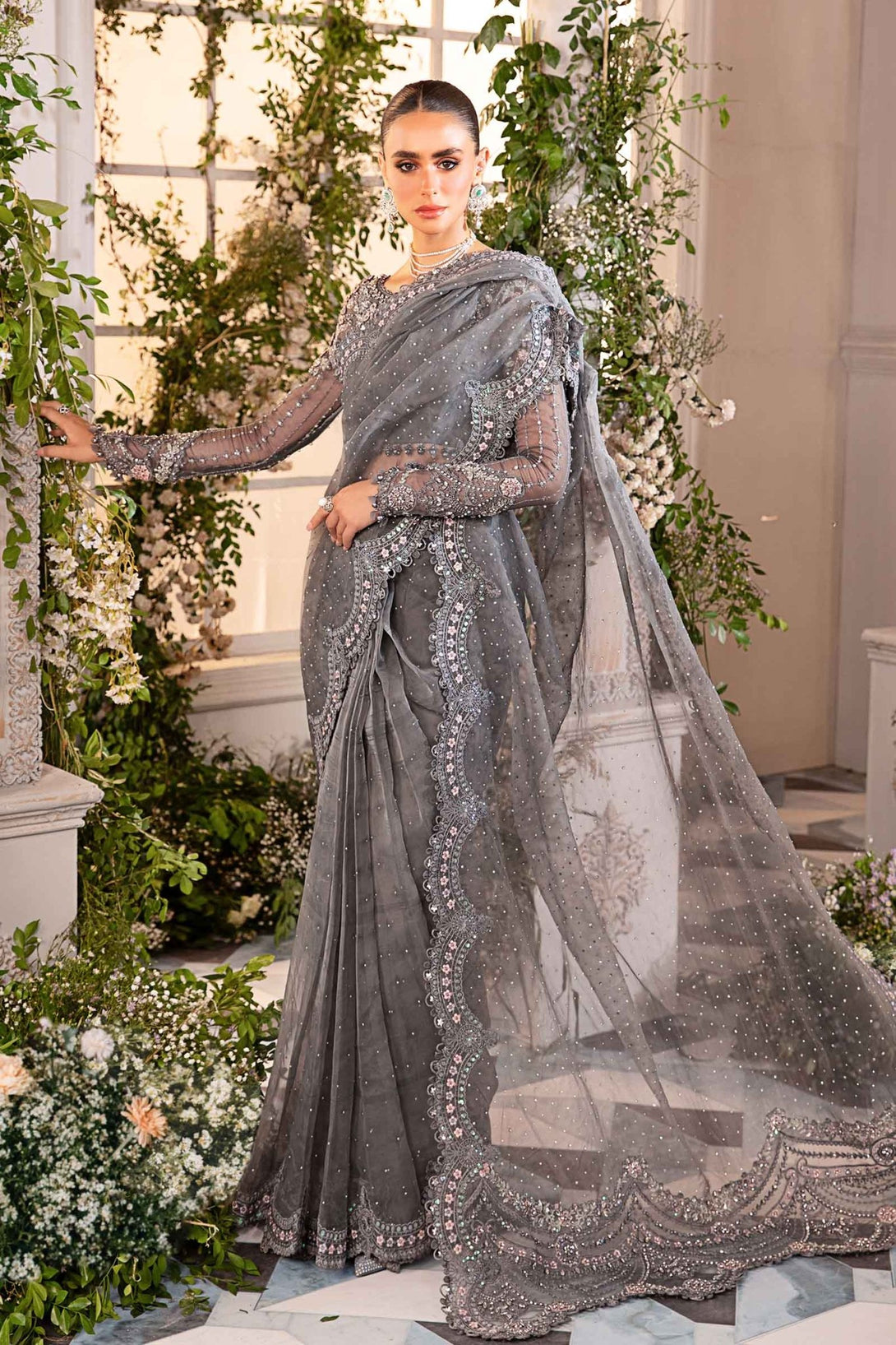 3 Piece Embroidered Organza Suit | BD - 2902 - NEW NAMAL PRET