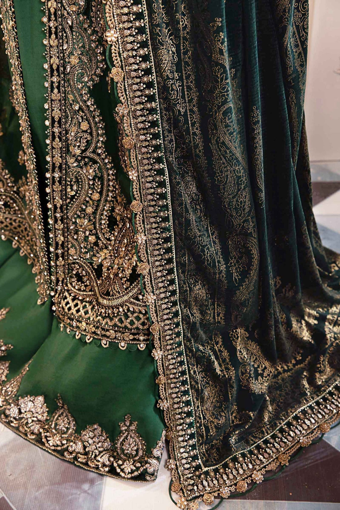 3 Piece Embroidered Organza Suit | BD - 2904 - NEW NAMAL PRET