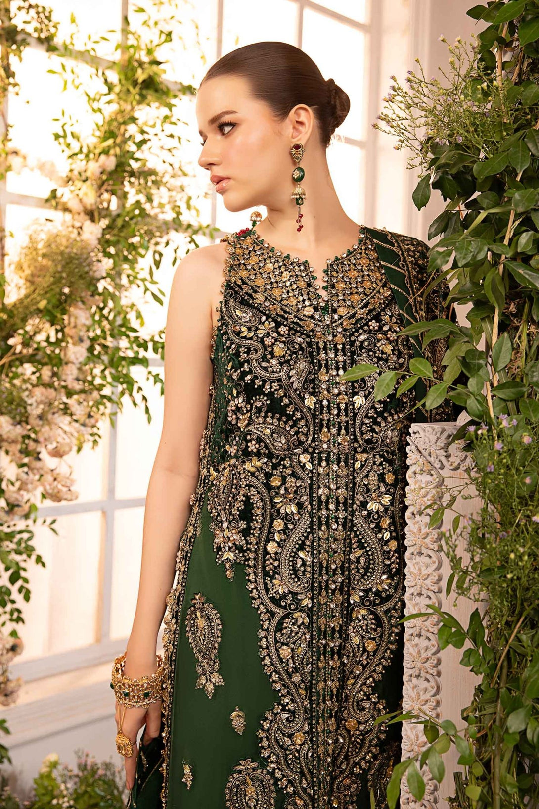 3 Piece Embroidered Organza Suit | BD - 2904 - NEW NAMAL PRET