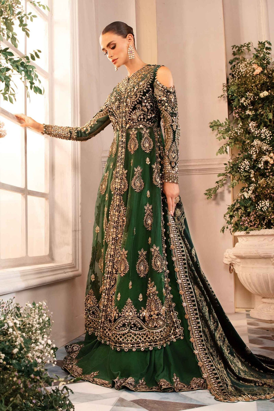 3 Piece Embroidered Organza Suit | BD - 2904 - NEW NAMAL PRET