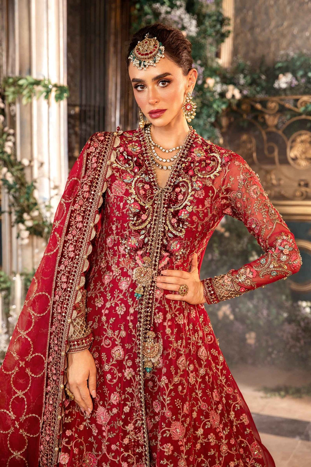 3 Piece Embroidered Organza Suit | BD - 2908 - NEW NAMAL PRET