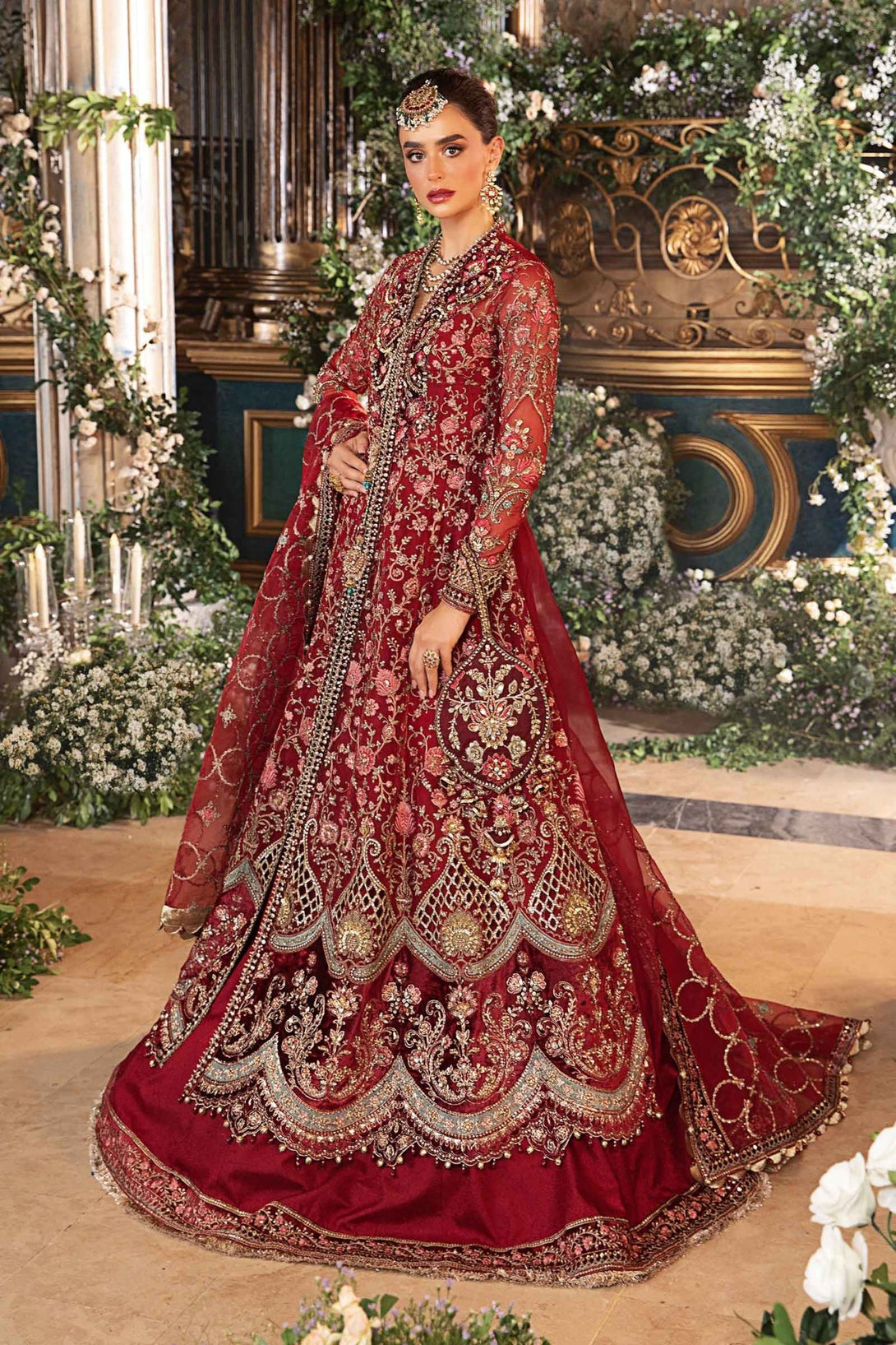 3 Piece Embroidered Organza Suit | BD - 2908 - NEW NAMAL PRET