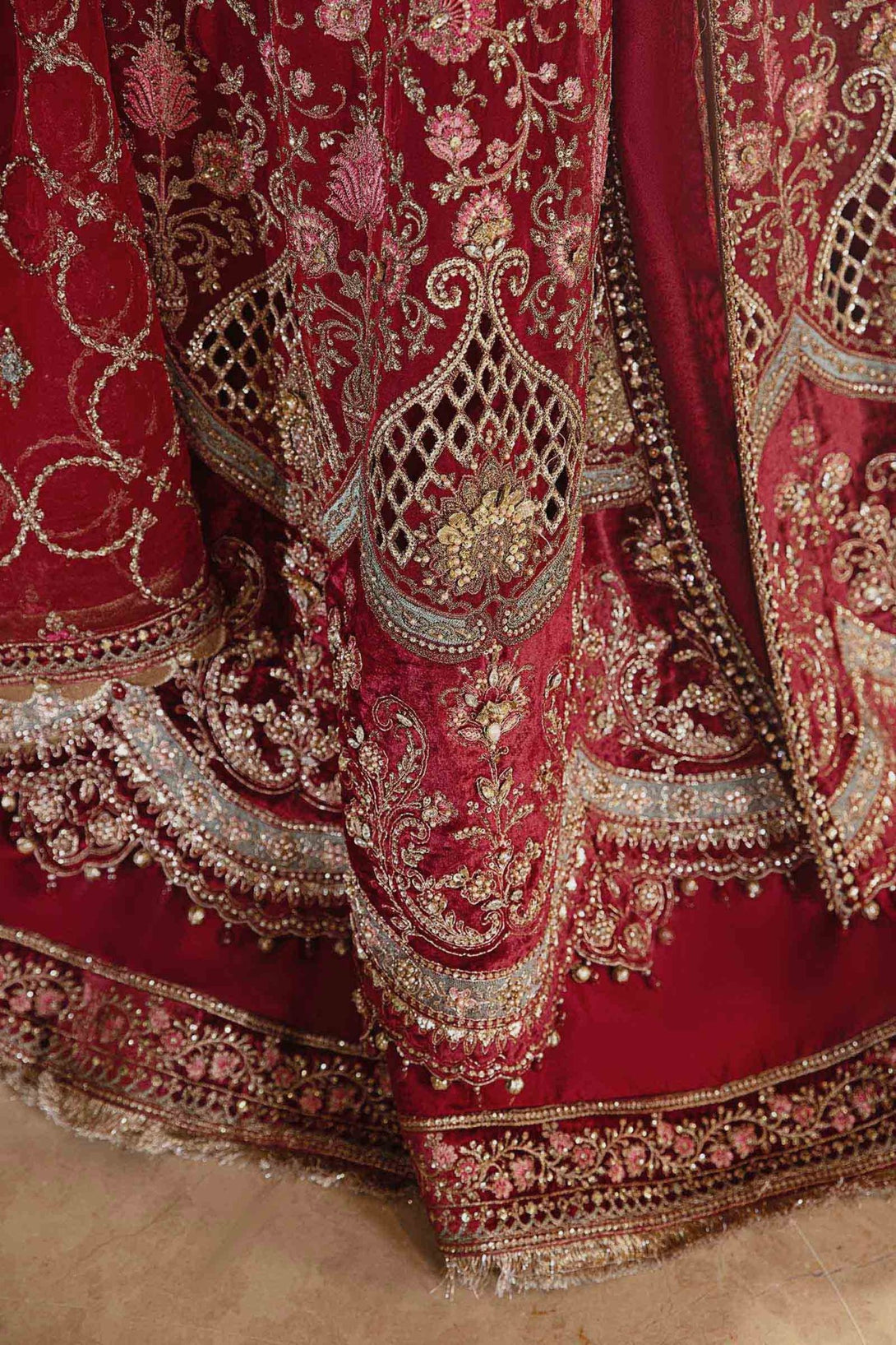 3 Piece Embroidered Organza Suit | BD - 2908 - NEW NAMAL PRET