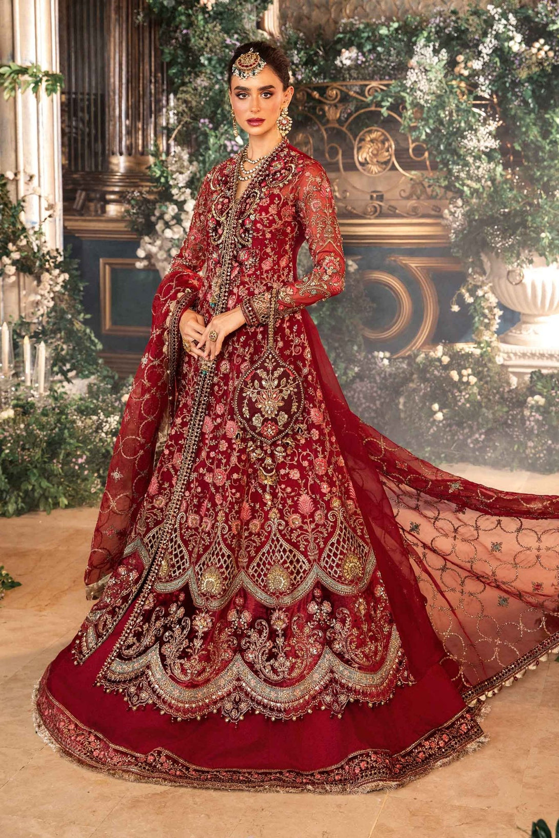 3 Piece Embroidered Organza Suit | BD - 2908 - NEW NAMAL PRET
