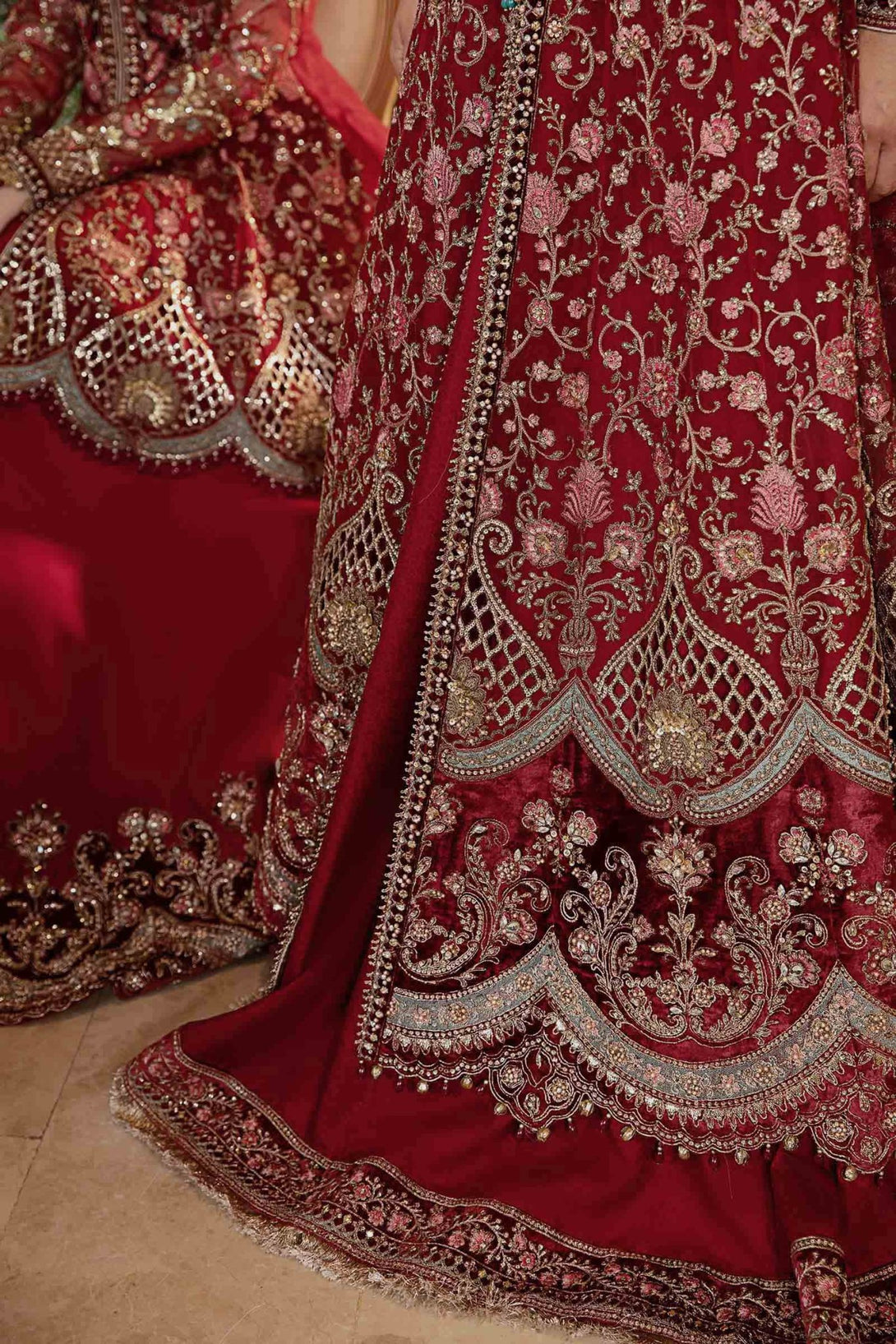 3 Piece Embroidered Organza Suit | BD - 2908 - NEW NAMAL PRET