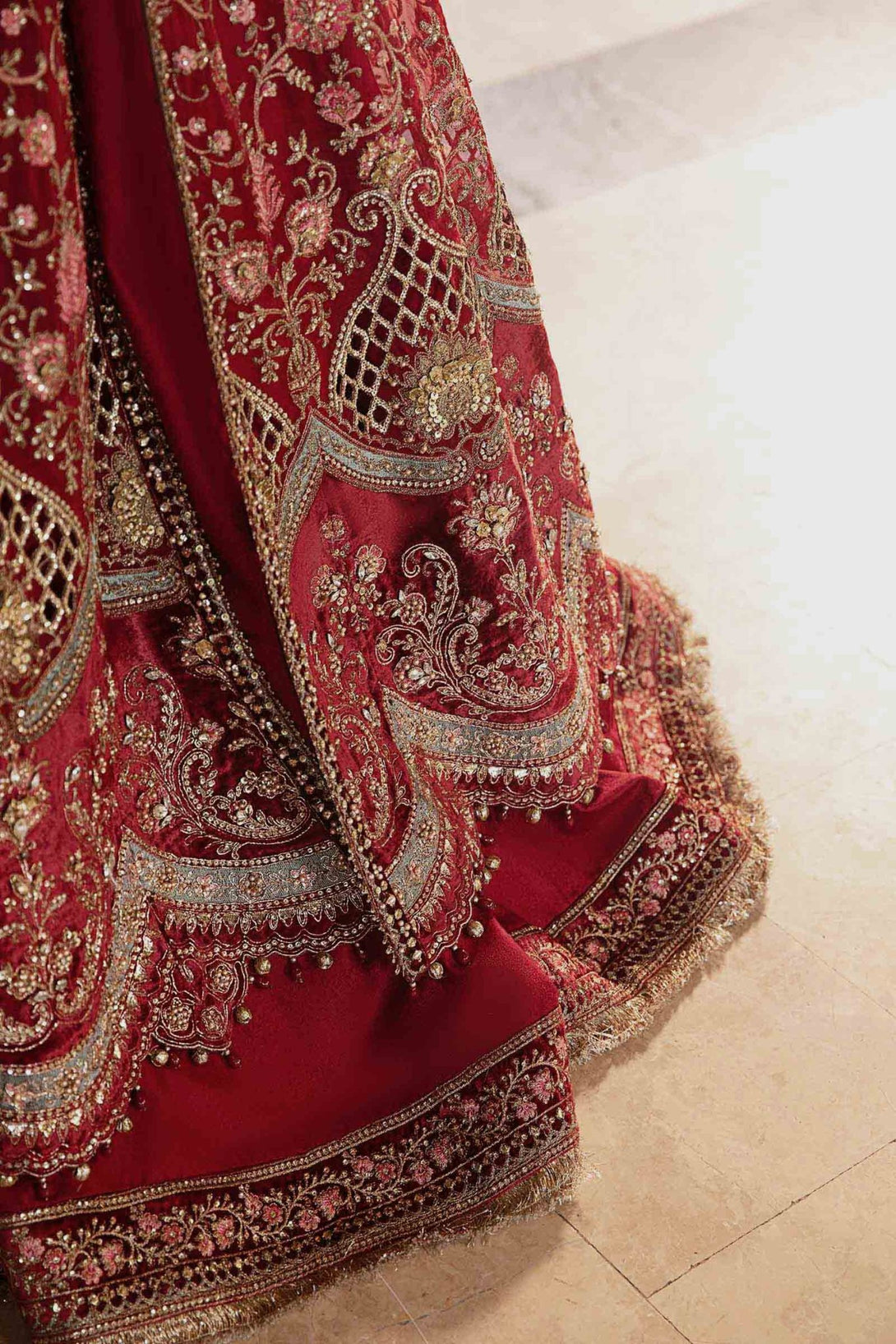 3 Piece Embroidered Organza Suit | BD - 2908 - NEW NAMAL PRET