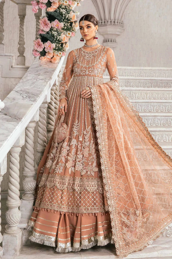 3 Piece Embroidered Suit | BD - 2804 - NEW NAMAL PRET