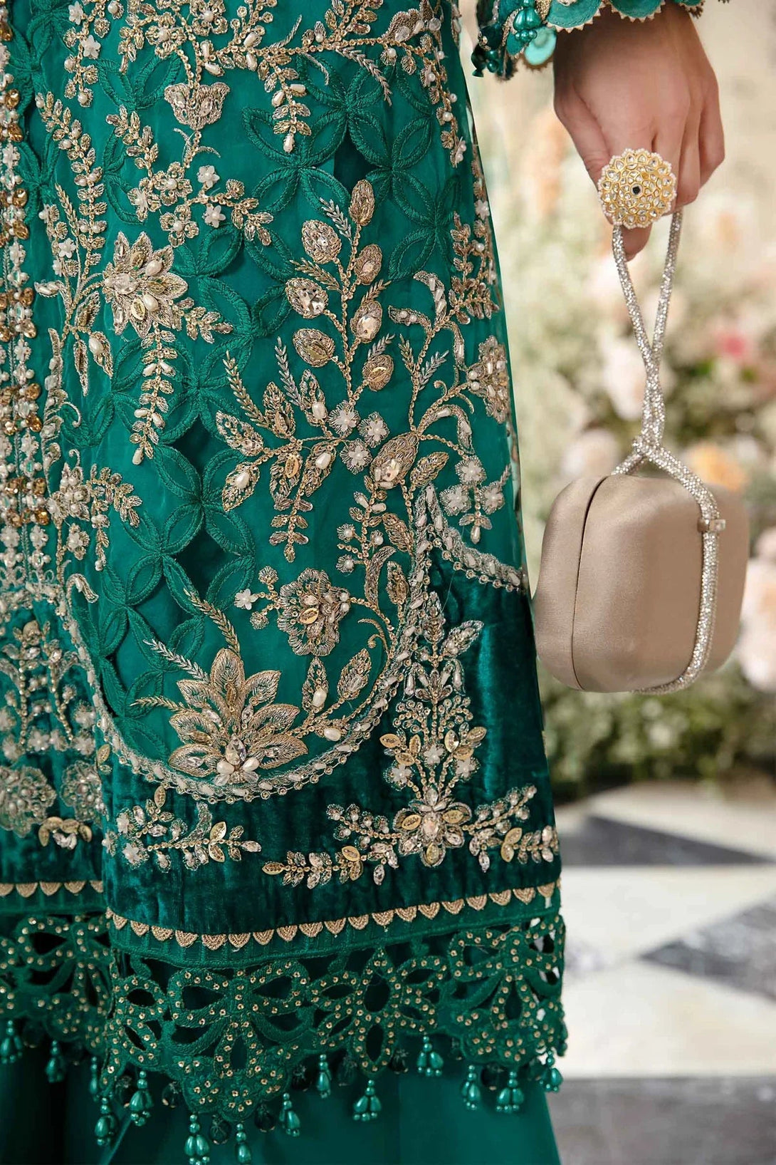3 Piece Embroidered Suit | BD - 2806 - NEW NAMAL PRET