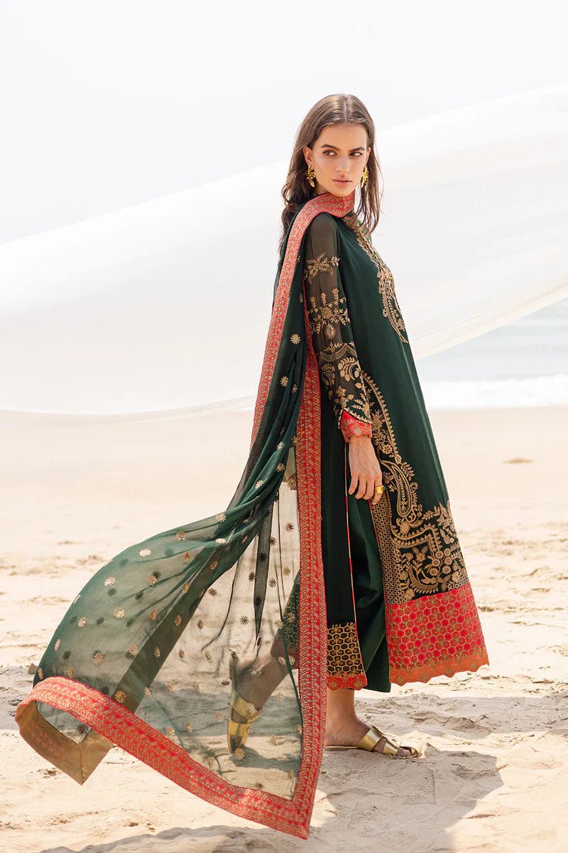3 Piece Embroirdered Chiffon Aarna - FW40058 - NEW NAMAL PRET