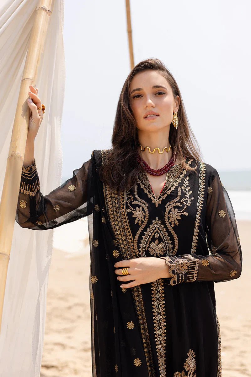 3 Piece Embroirdered Chiffon Ananya - FW40053 - NEW NAMAL PRET