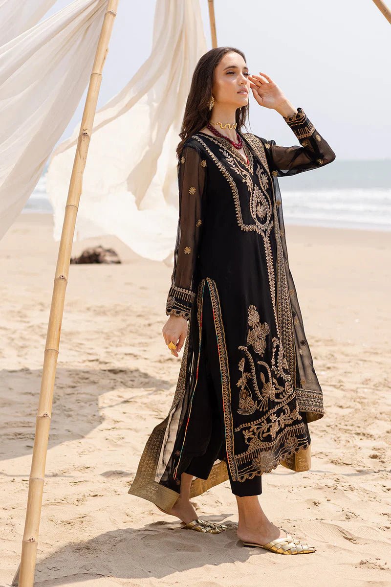 3 Piece Embroirdered Chiffon Ananya - FW40053 - NEW NAMAL PRET