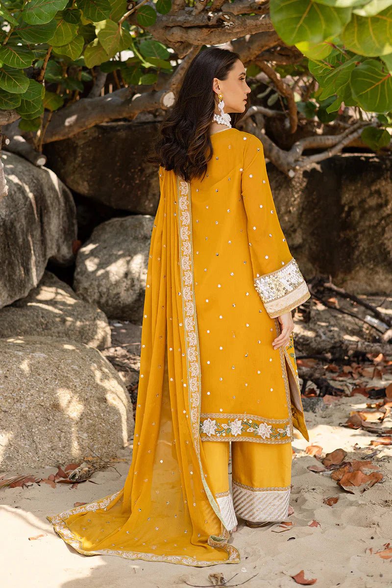3 Piece Embroirdered Chiffon Mirha - FW40060 - NEW NAMAL PRET