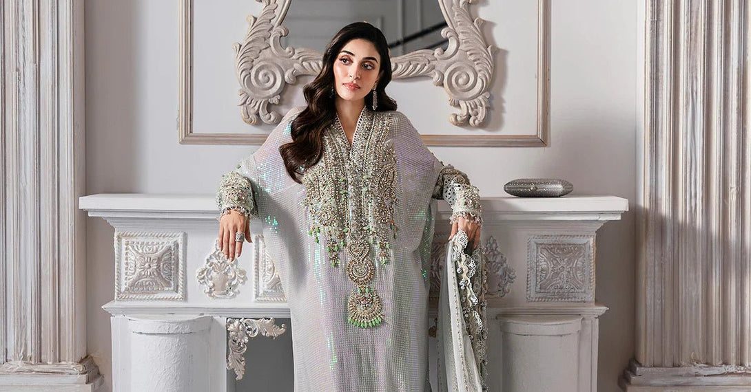 3 Piece Unstitched Embroidered Chiffon Suit | BD - 3005 - NEW NAMAL PRET