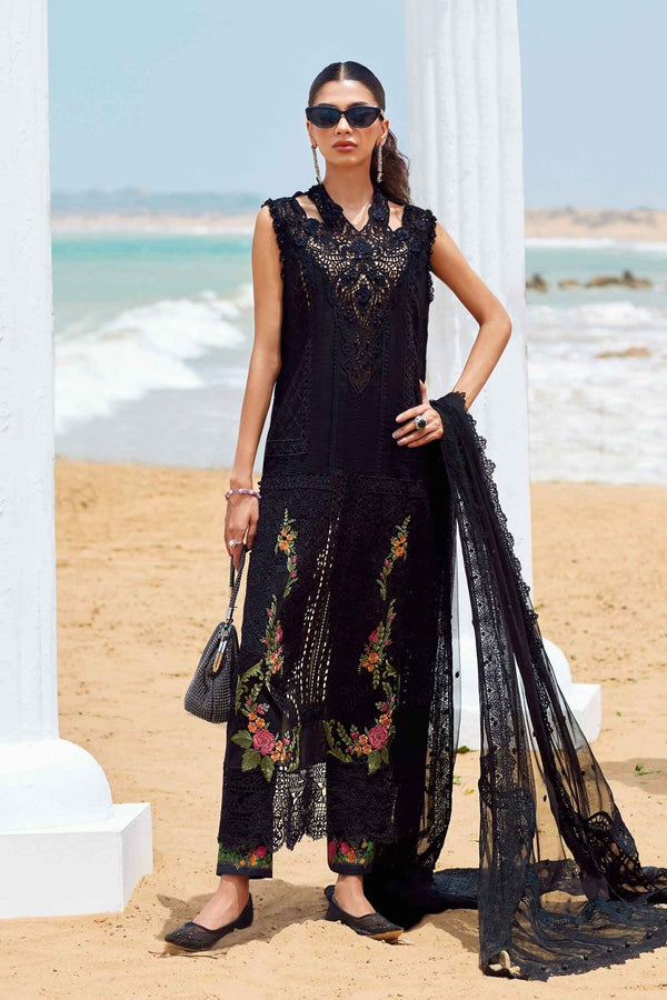 3 Piece Unstitched Embroidered Lawn Suit | EID LAWN - 25 - 01 - NEW NAMAL PRET