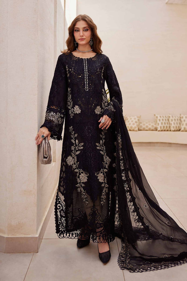 3 Piece Unstitched Embroidered Paper Cotton Suit | EID LAWN - 25 - 03 - NEW NAMAL PRET