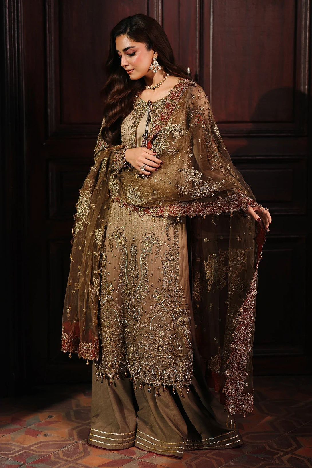 4 - PC Charizma Unstitched Luxury Collection DJW5 - 02 - Namal Pret