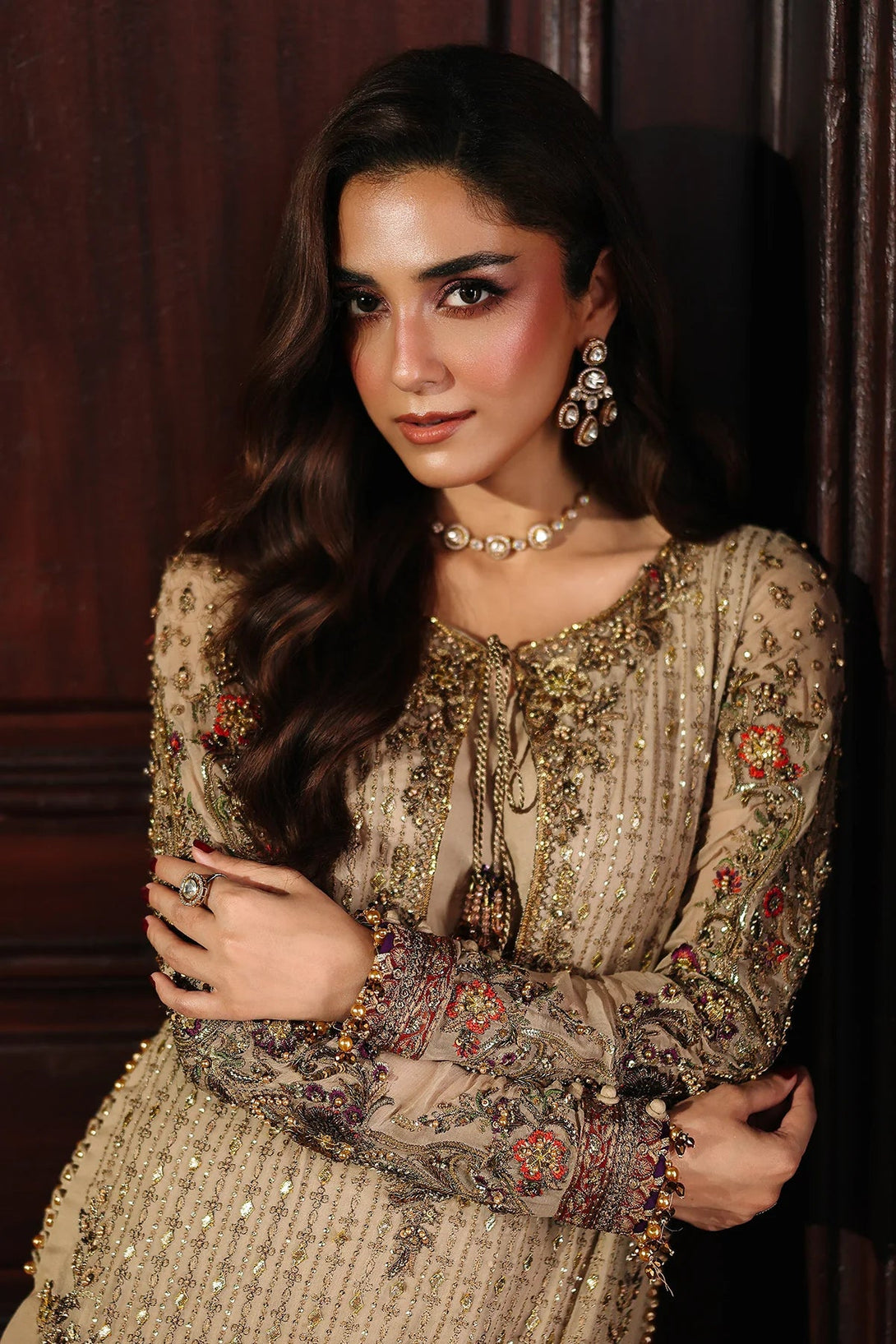 4 - PC Charizma Unstitched Luxury Collection DJW5 - 02 - Namal Pret