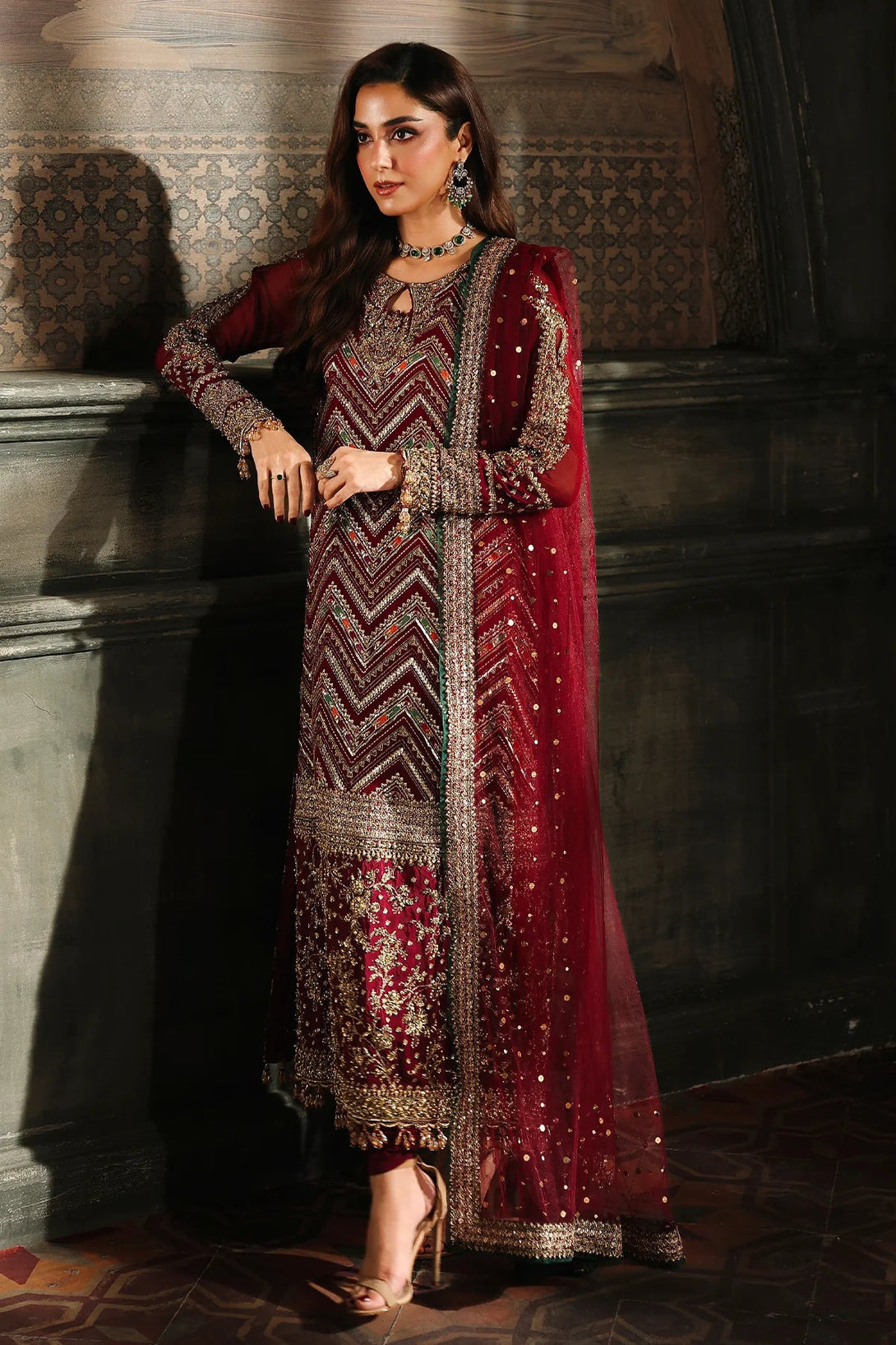 4 - PC Charizma Unstitched Luxury Collection DJW5 - 03 - Namal Pret