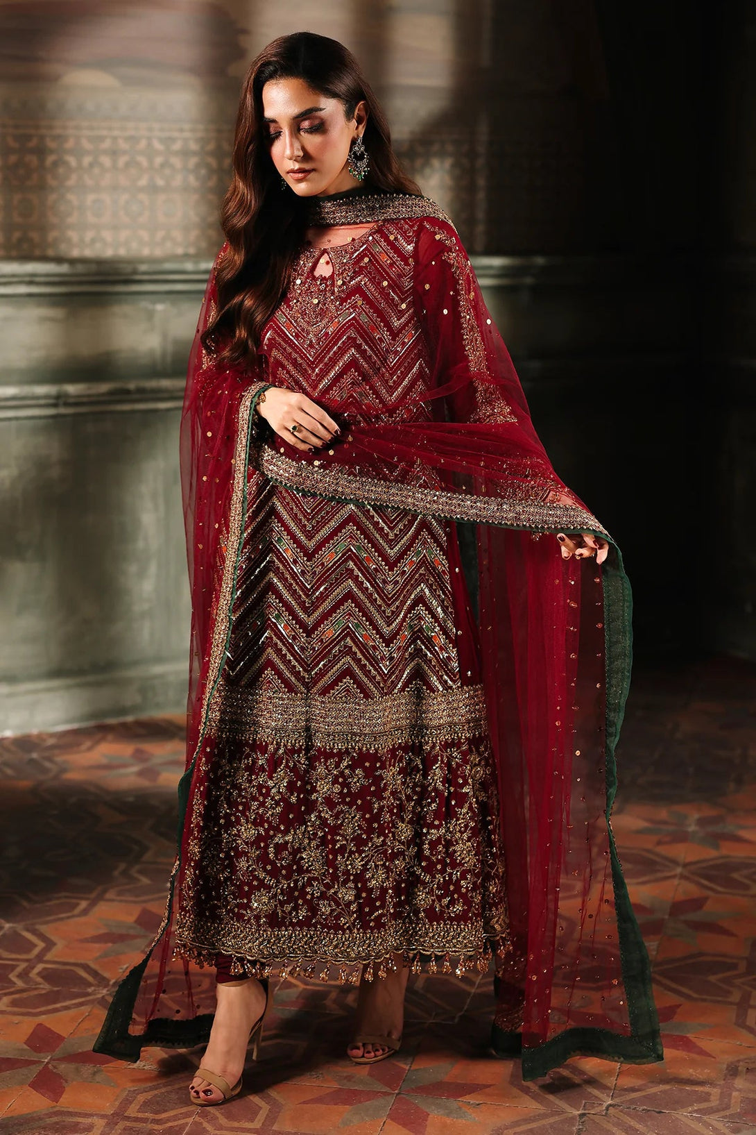 4 - PC Charizma Unstitched Luxury Collection DJW5 - 03 - Namal Pret