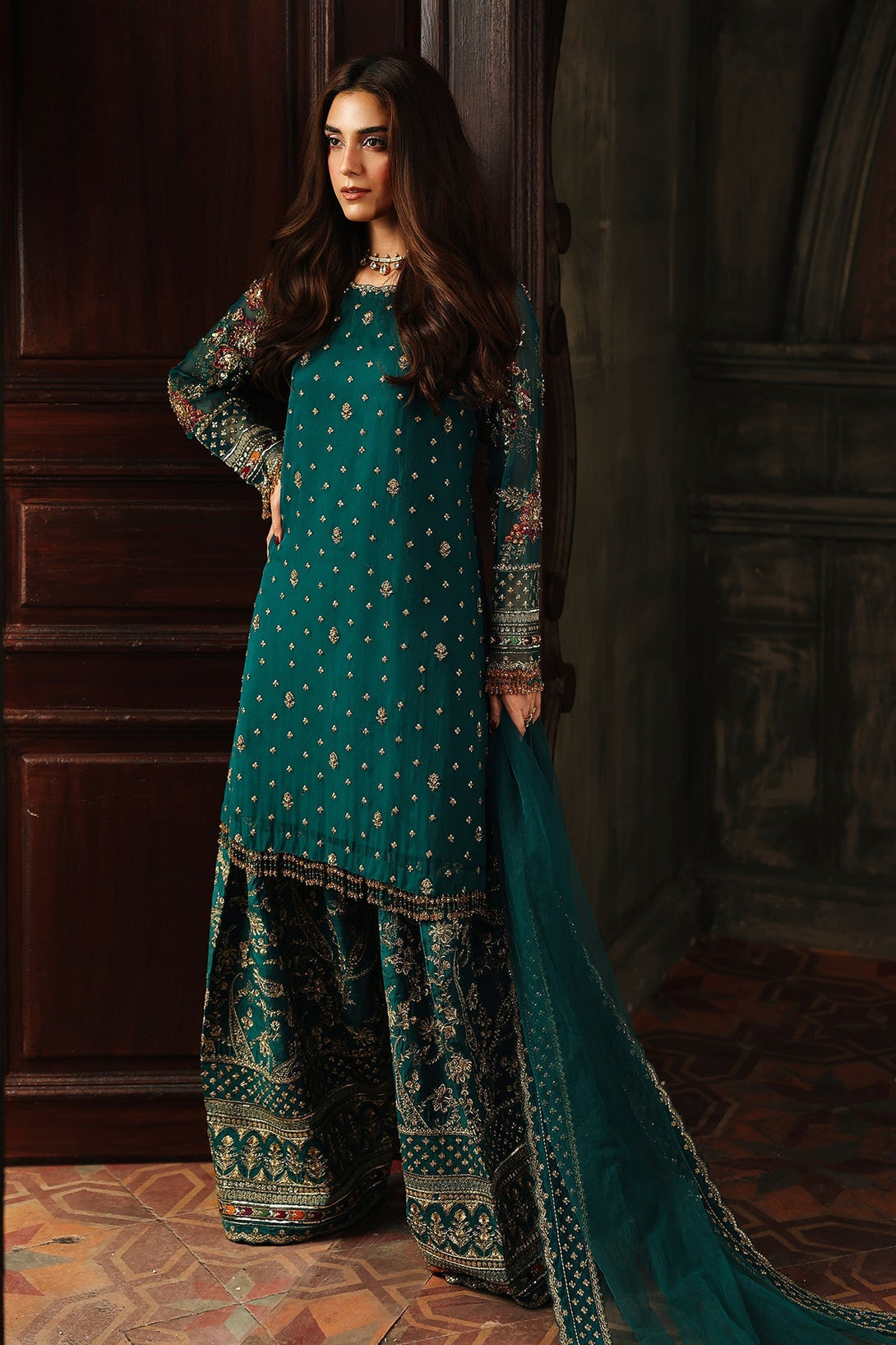 4 - PC Charizma Unstitched Luxury Collection DJW5 - 04 - Namal Pret