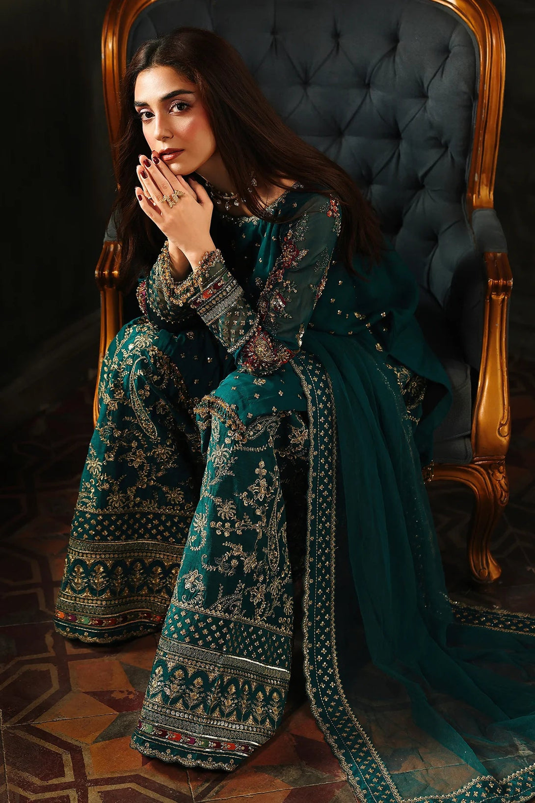 4 - PC Charizma Unstitched Luxury Collection DJW5 - 04 - Namal Pret