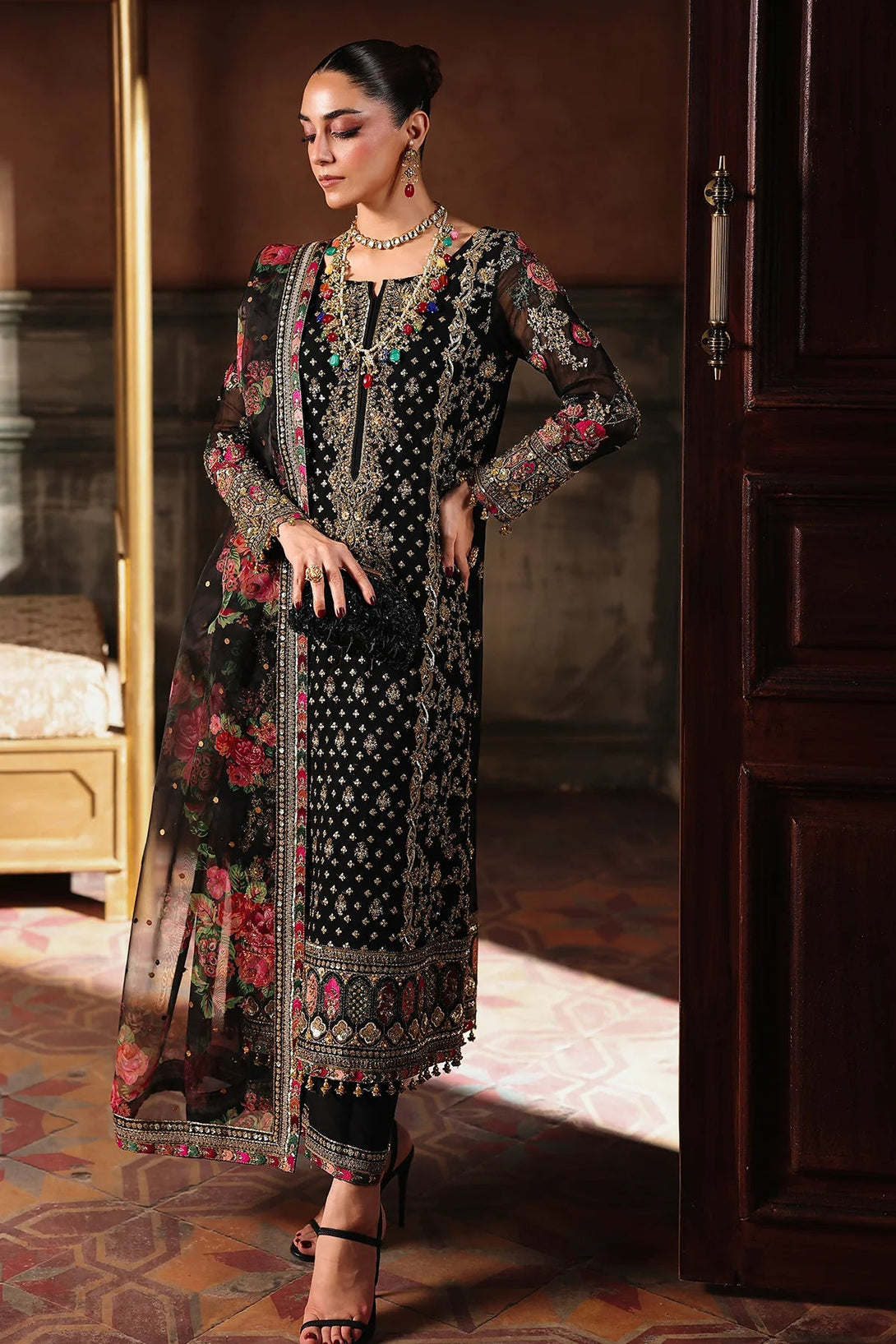 4 - PC Charizma Unstitched Luxury Collection DJW5 - 05 - Namal Pret