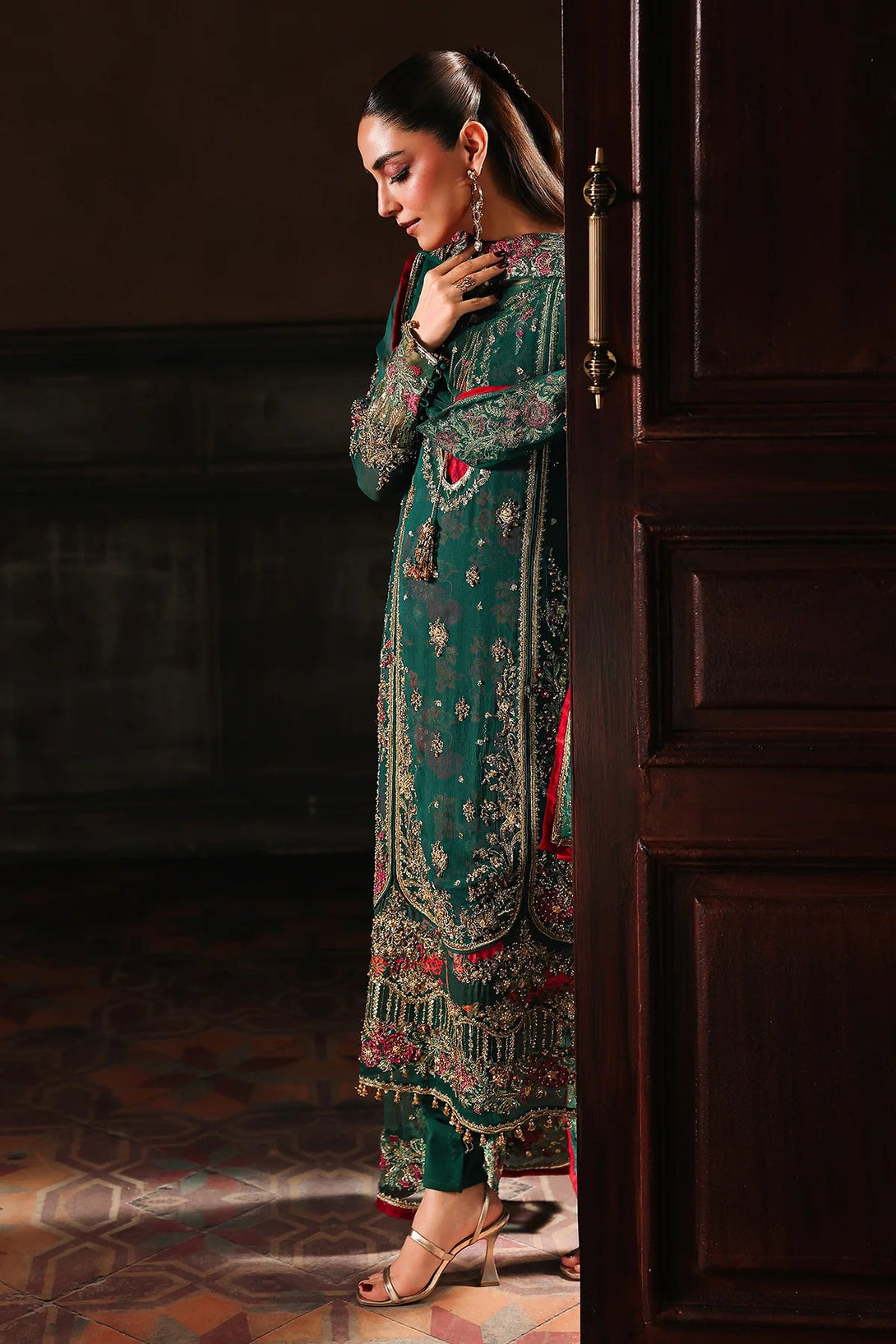 4 - PC Charizma Unstitched Luxury Collection DJW5 - 06 - Namal Pret