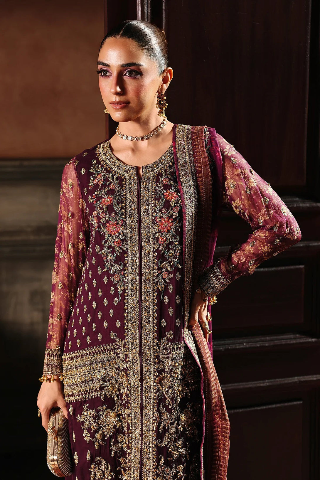 4 - PC Charizma Unstitched Luxury Collection DJW5 - 07 - Namal Pret