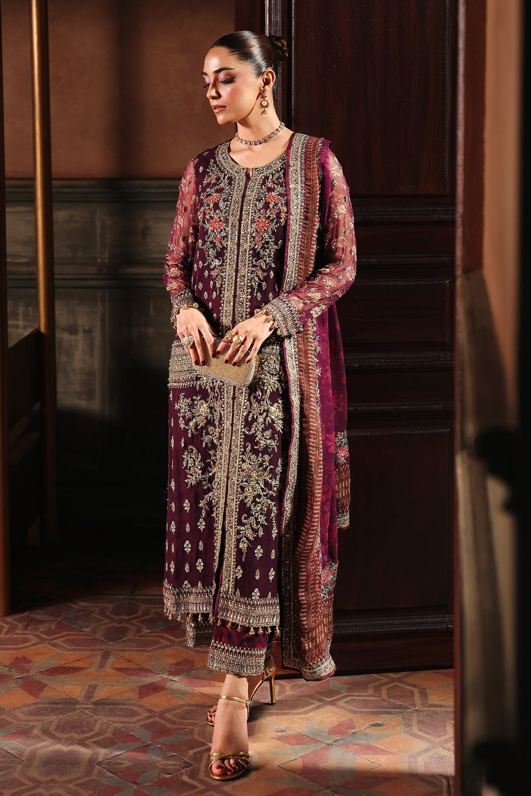4 - PC Charizma Unstitched Luxury Collection DJW5 - 07 - Namal Pret