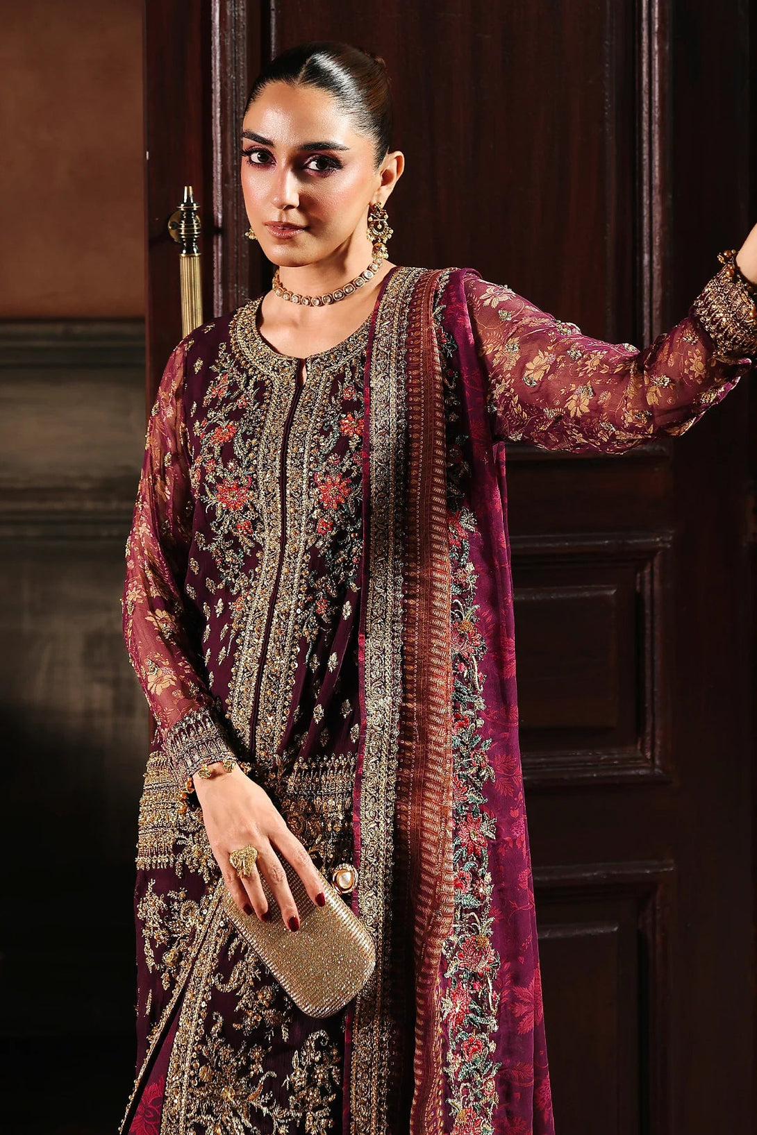 4 - PC Charizma Unstitched Luxury Collection DJW5 - 07 - Namal Pret
