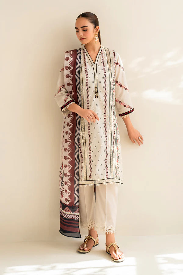 EMBROIDERED LAWN UF-678