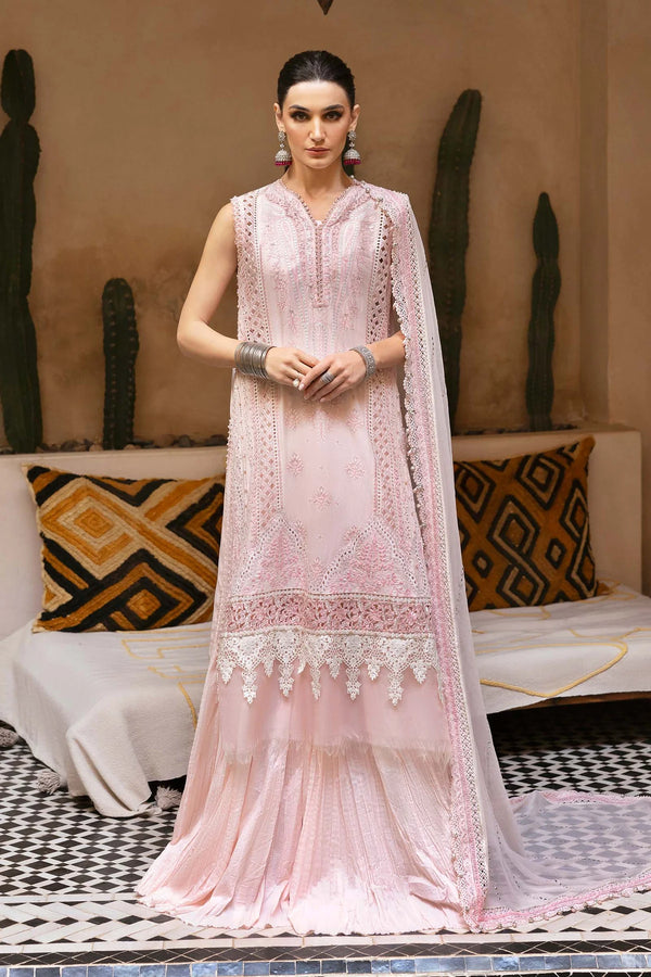 3 Piece stitched Embroidered Lawn Suit | D-2511-A