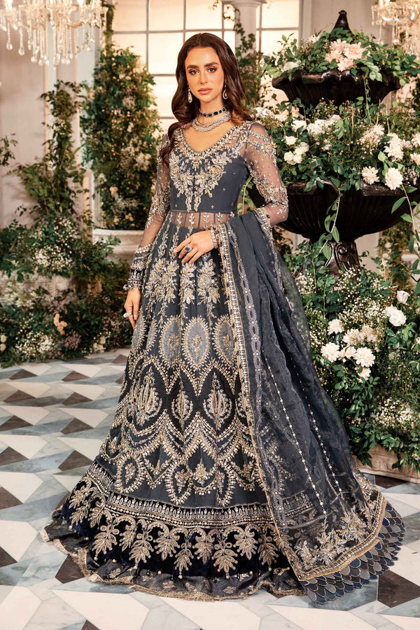 3 Piece Embroidered Organza Suit | BD-2901