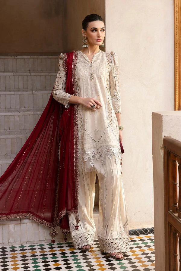 3 Piece stitched Embroidered Lawn Suit | D-2511-B