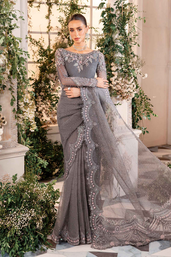 3 Piece Embroidered Organza Suit | BD-2902