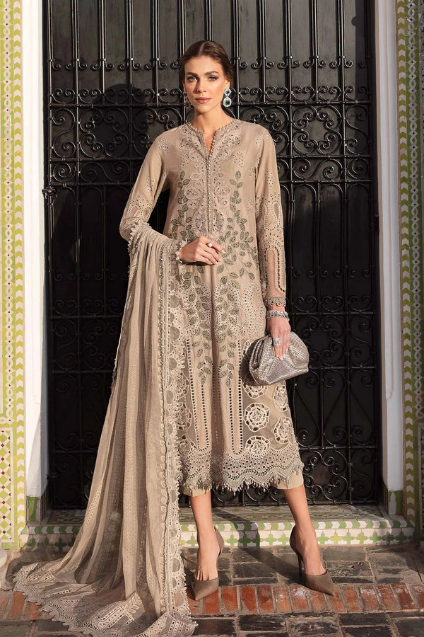 3 Piece stitched Embroidered Lawn Suit | D-2503-A