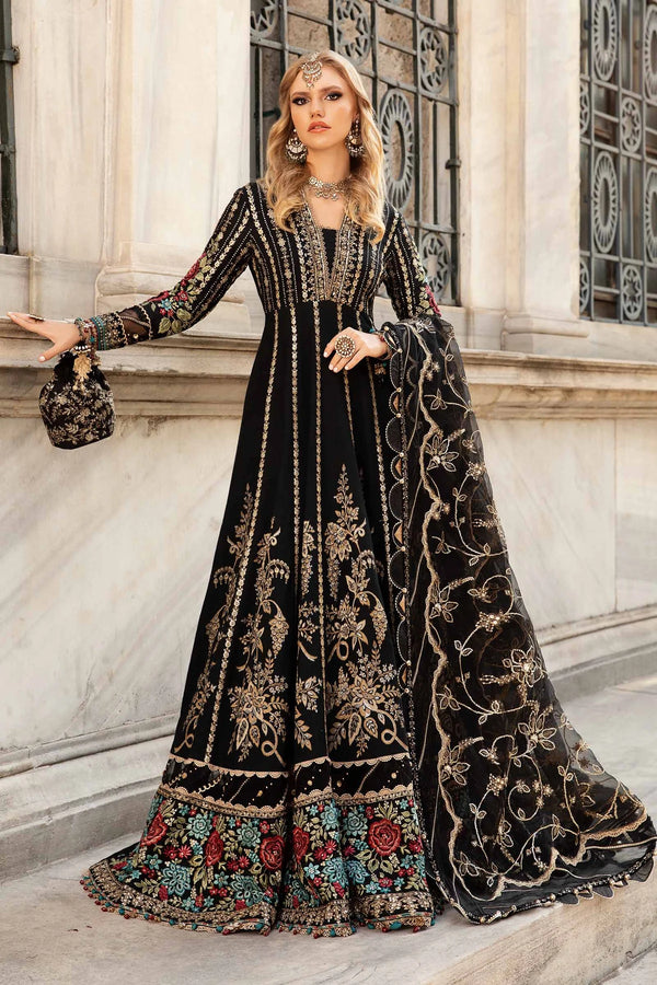 Embroidered Cotton Satin Suit | CST-806