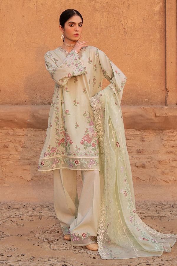 CITRINE AURA - 3PC PRINTED LAWN SUIT - NEW NAMAL PRET